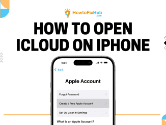 How to Open iCloud on iPhone