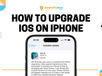 How to Upgrade iOS on iPhone